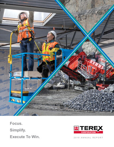 Thumbnail Terex
 Annual Report 2019