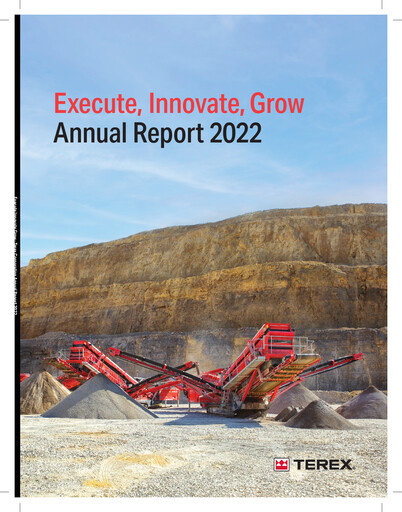 Thumbnail Terex
 Annual Report 2022