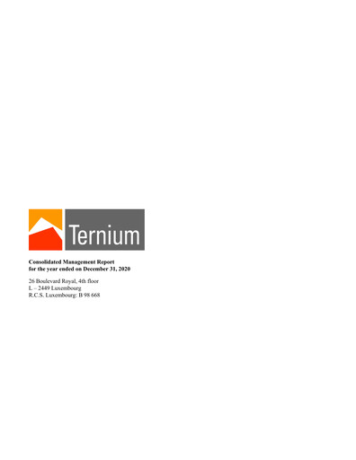 Thumbnail Ternium
 Annual Report 2020
