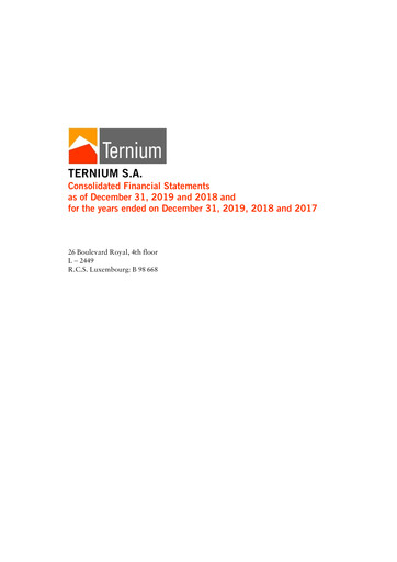 Thumbnail Ternium
 Financial Statement 2019
