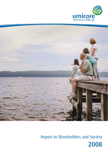 Thumbnail Umicore Annual Report 2008