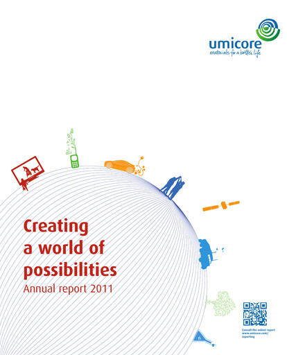 Thumbnail Umicore Annual Report 2011