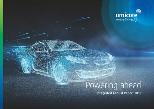 Thumbnail Umicore Annual Report 2018