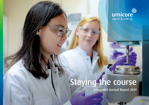 Thumbnail Umicore Annual Report 2019