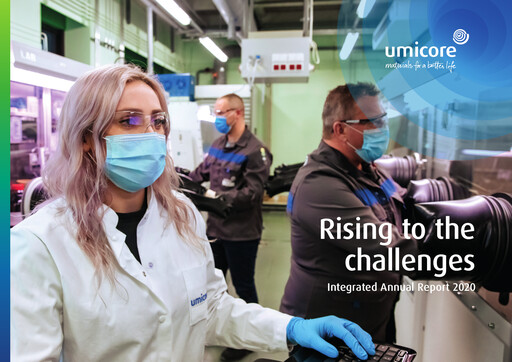Thumbnail Umicore Annual Report 2020