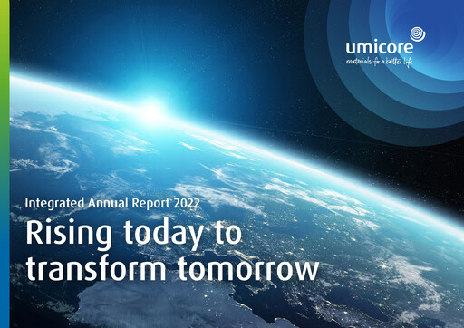 Thumbnail Umicore Annual Report 2022