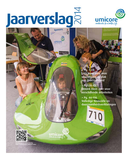 Thumbnail Umicore Annual Report 2014