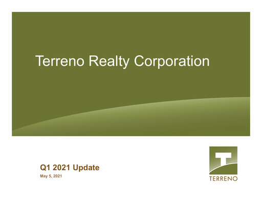 Thumbnail Terreno Realty
 Quarterly Report 2021-q1
