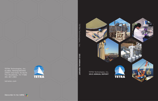 Thumbnail Tetra Technologies Annual Report 2015