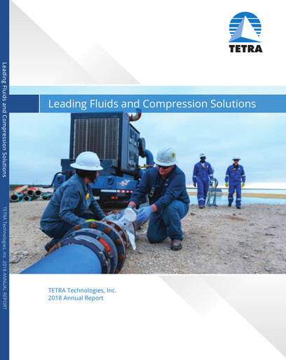 Thumbnail Tetra Technologies Annual Report 2018
