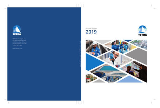 Thumbnail Tetra Technologies Annual Report 2019
