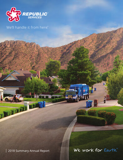 Thumbnail Republic Services
 Annual Report 2018