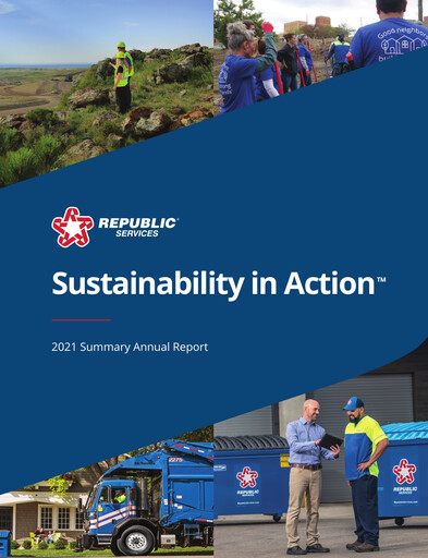 Thumbnail Republic Services
 Annual Report 2021