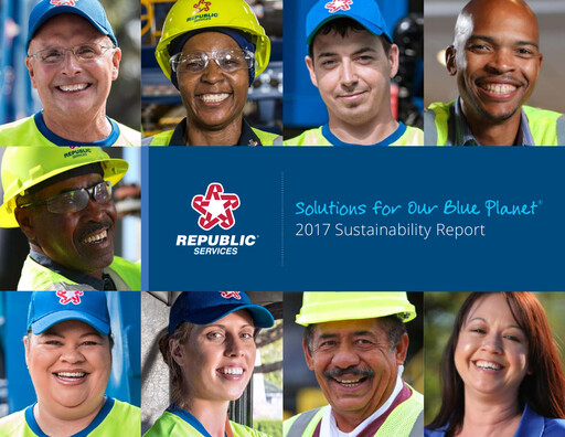 Thumbnail Republic Services
 Sustainability Report 2017