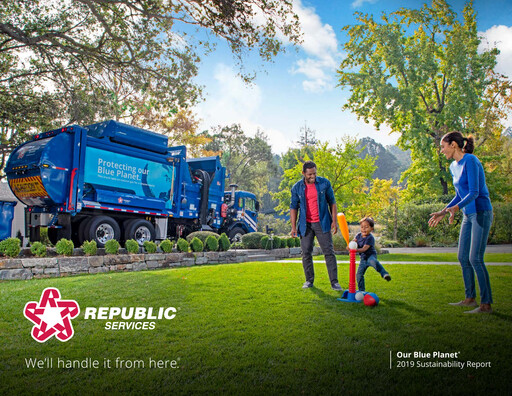 Thumbnail Republic Services
 Sustainability Report 2019