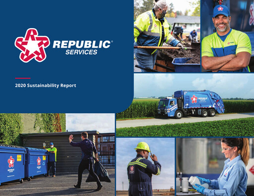 Thumbnail Republic Services
 Sustainability Report 2020