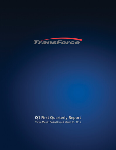 Thumbnail TFI International Quarterly Report 2016-q1