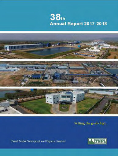 Thumbnail Tamil Nadu Newsprint and Papers Limited
 Annual Report 2017-2018