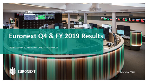 Thumbnail Euronext Financial Statement 2019