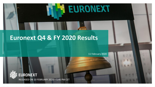 Thumbnail Euronext Financial Statement 2020