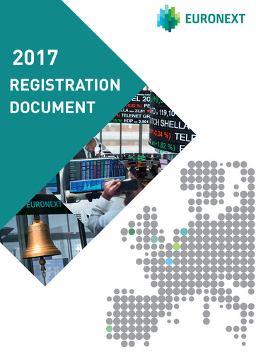 Vorschaubild Euronext Universelles Registrierungsdokument 2017