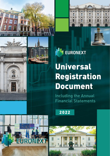 Vorschaubild Euronext Universelles Registrierungsdokument 2022