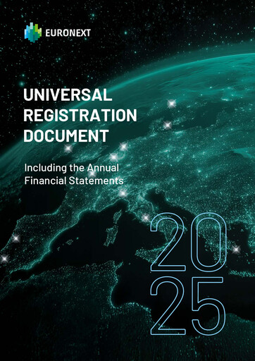 Vorschaubild Euronext Universelles Registrierungsdokument 2025