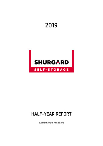 Thumbnail Shurgard Self Storage Half-year Report 2019-h1