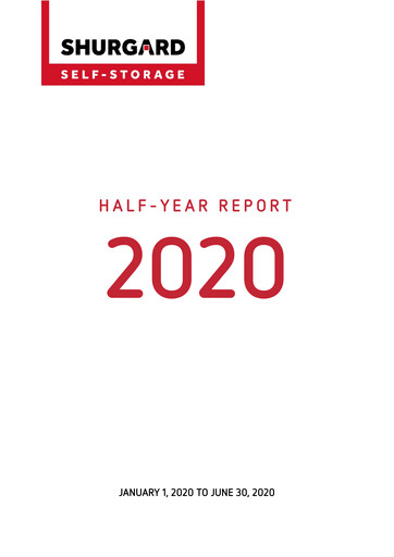 Thumbnail Shurgard Self Storage Half-year Report 2020-h1