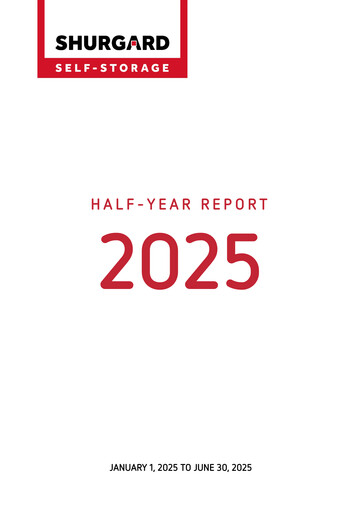 Thumbnail Shurgard Self Storage Half-year Report 2025-h1