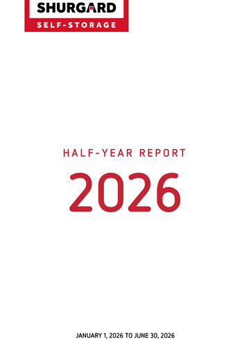 Thumbnail Shurgard Self Storage Half-year Report 2026-h1