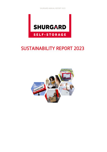 Miniature Shurgard Self Storage Rapport de durabilité 2023