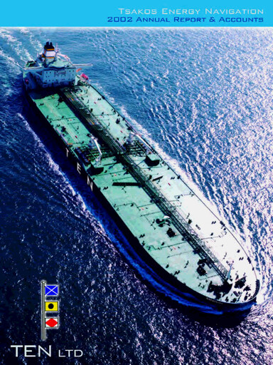 Miniature Tsakos Energy Navigation Rapport annuel 2002