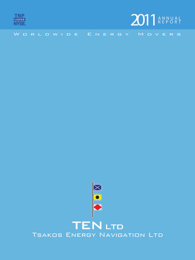 Miniature Tsakos Energy Navigation Rapport annuel 2011
