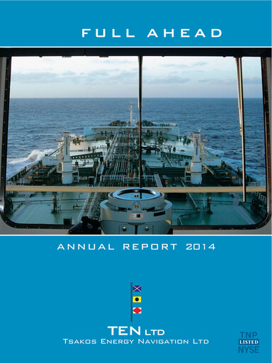 Miniature Tsakos Energy Navigation Rapport annuel 2014