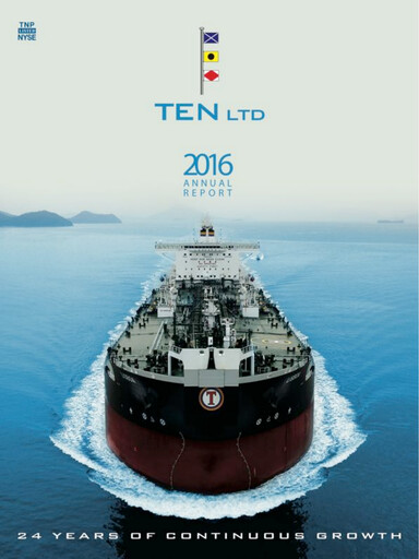 Miniature Tsakos Energy Navigation Rapport annuel 2016