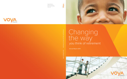 Thumbnail Voya Financial
 Annual Report 2014