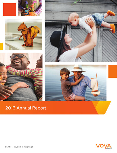 Thumbnail Voya Financial
 Annual Report 2016