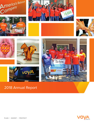 Thumbnail Voya Financial
 Annual Report 2018