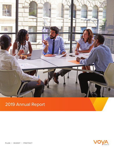 Thumbnail Voya Financial
 Annual Report 2019