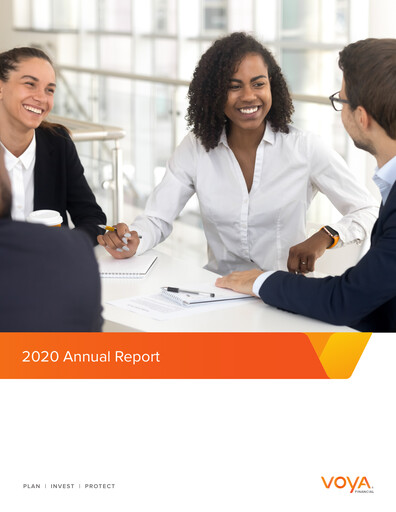 Thumbnail Voya Financial
 Annual Report 2020
