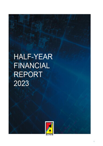 Thumbnail ALTEN Half-year Report 2023-h1