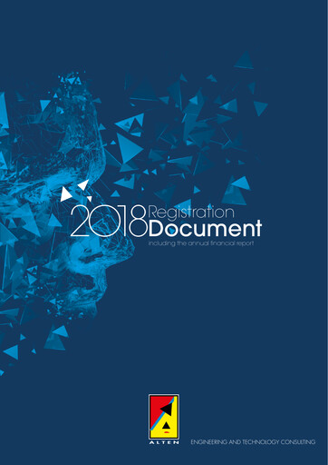 Thumbnail ALTEN Universal Registration Document 2018