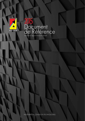 Thumbnail ALTEN Universal Registration Document 2015