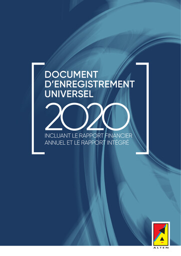 Thumbnail ALTEN Universal Registration Document 2020