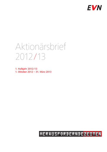 Miniature EVN Group
 Rapport semestriel 2013-h1