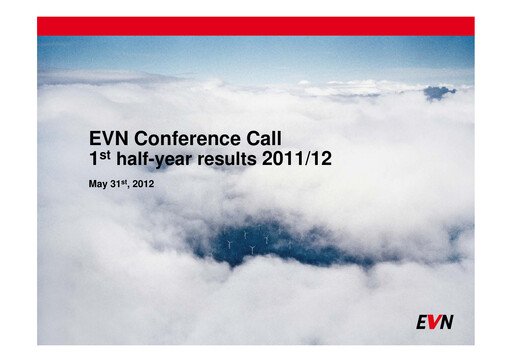 Thumbnail EVN Group
 Half-year Report 2011-h1