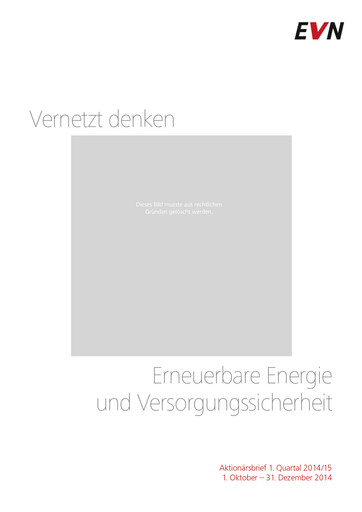 Thumbnail EVN Group
 Quarterly Report 2014-q1