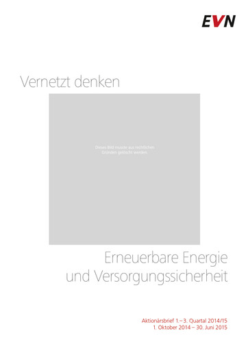 Thumbnail EVN Group
 Quarterly Report 2014-q3