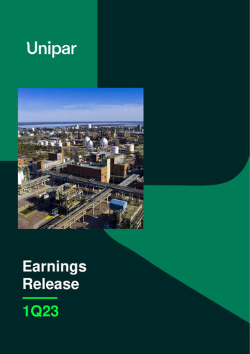 Miniature Unipar Carbocloro Rapport trimestriel 2023-q1